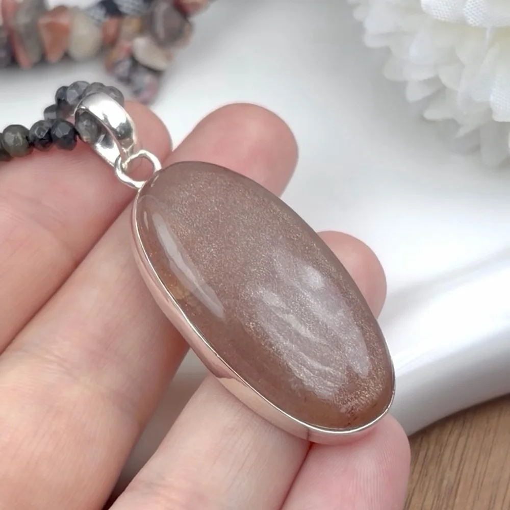925 Sterling Silver chunky shimmery